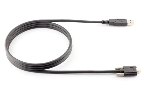 Mini USB laidas 1.5m (with lock screws)